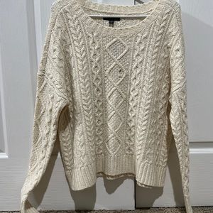 American Eagle cable knit sweater.